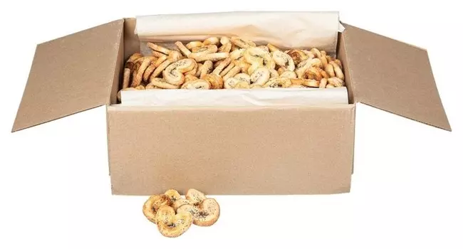 Печенье слоеное ушки с сахаром и маком, 3 кг