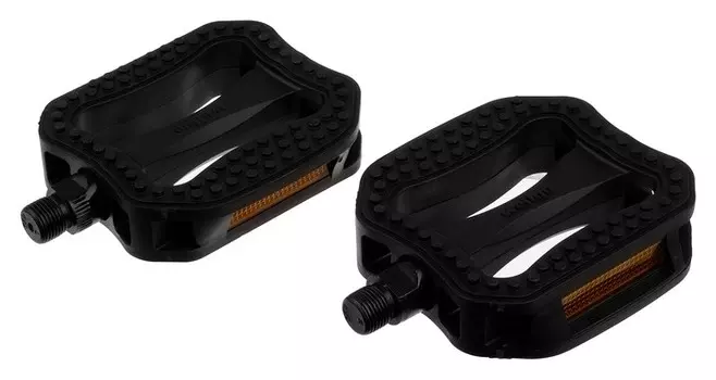 Педали Wellgo Lu-p6, пластик, ось 9/16" цвет чёрный