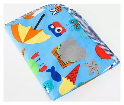 Пеленка на непромокаемой основе, 50х65 см., голубой