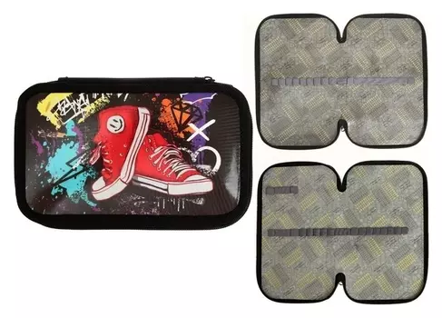 Пенал 2 секции 125 х 205 лам.кар Calligrata «Кеды»