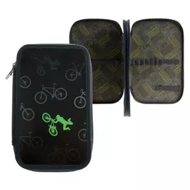 Пенал 2 секции Calligrata, 125 х 205 мм, ламинированный картон, "Велик"