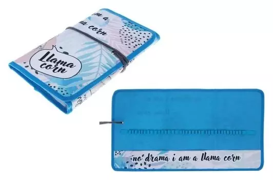 Пенал мягкий, скатка, на шнуровке, 220 х 430 мм, пнш-1 «Лама корн»