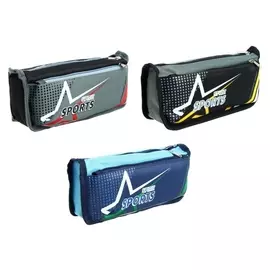 Пенал школьный на молнии 2 отделения "Спорт"