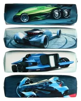 Пенал школьный на молнии "Авто"