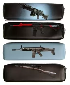 Пенал школьный на молнии "Миллитари"