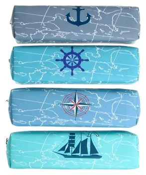 Пенал школьный на молнии "Путешевствие"