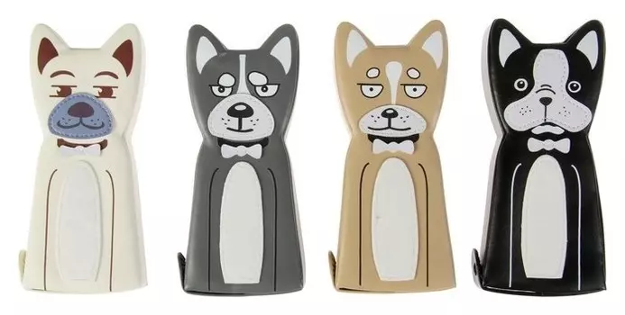 Пенал школьный "Собака", на молнии