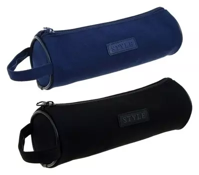 Пенал-тубус школьный на молнии "Стиль"