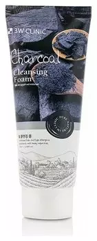 Пенка для умывания лица натуральная с древесным углём