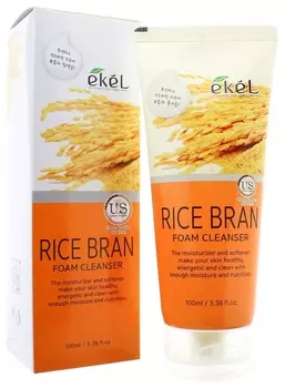 Пенка для умывания нежная с экстрактом коричневого риса Rice Bran Foam Cleanser
