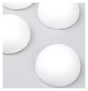 Пенопластовые заготовки для творчества "Полусферы" набор 7 шт 5 см