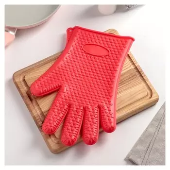 Перчатка для горячего "Сердце"