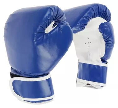 Перчатки боксёрские детские, цвет синий