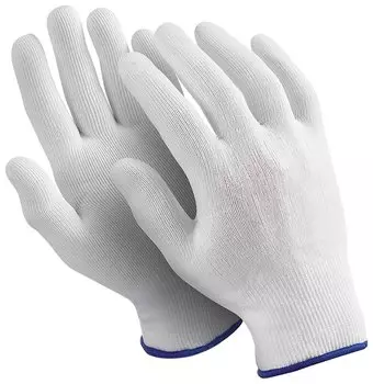 Перчатки Manipula "Микрон", комплект 10 пар, размер 10 (Xl), белые