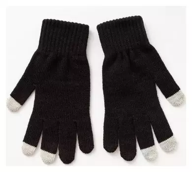 Перчатки мужские арт 104 цвет черный, р-р 22