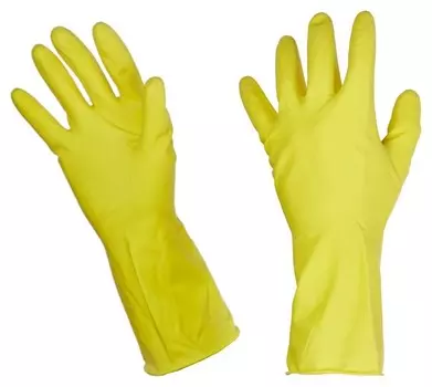 Перчатки резиновые Paclan Professional латекс желтый р-р XL