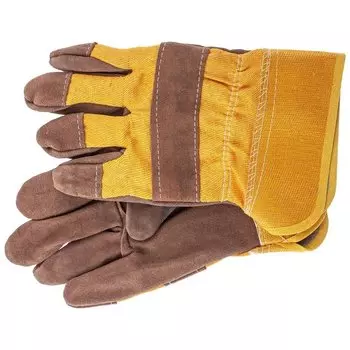 Перчатки спилковые комбинированные