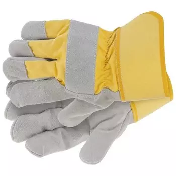 Перчатки спилковые комбинированные, усиленные, размер XL