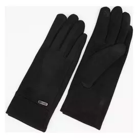 Перчатки женские, безразмерные, цвет чёрный