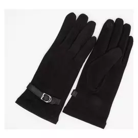 Перчатки женские, безразмерные, цвет чёрный