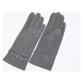 Перчатки женские, безразмерные, цвет светло-серый