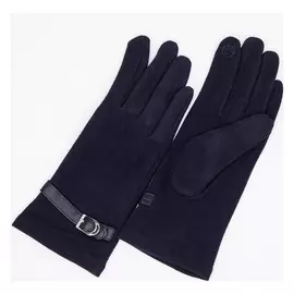 Перчатки женские, безразмерные, цвет тёмно-синий