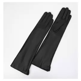 Перчатки женские, размер 8, цвет чёрный