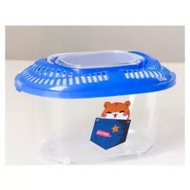 Переноска «Автостопом по карманам» 19x12.8x11.3, синяя