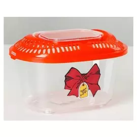 Переноска «Чудо внутри» 19x12.8x11.3, красная