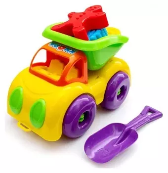 Песочный набор «Баловень», с машинкой