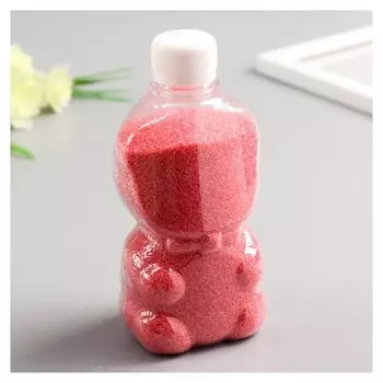 Песок цветной в бутылках "Красный" 500 гр