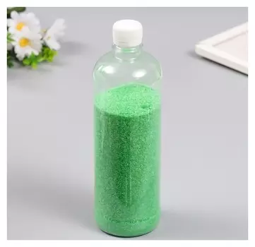 Песок цветной "Зеленый" 1000±50гр