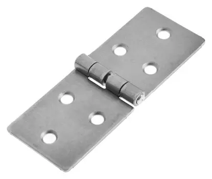 Петля карточная Tundra, 110х40 мм, без покрытия, 1 шт.