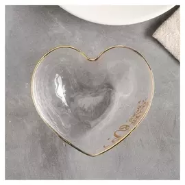Пиала сердечко "Чудеса вокруг" 9 см