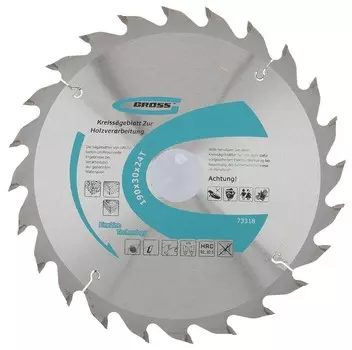 Пильный диск по дереву 190 X 30 X 24Т