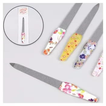 Пилка металлическая для ногтей, 12 см, рисунок