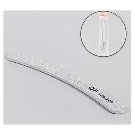 Пилка-наждак изогнутая, абразивность 180/200, 18 см, цвет серый