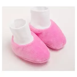 Пинетки для девочки, велюр