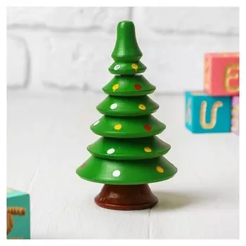 Пирамидка "Ёлочка", 7 деталей