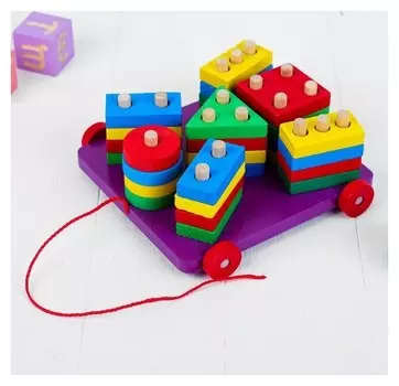 Пирамидка логическая - каталка