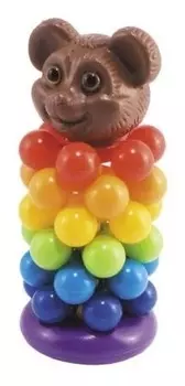 Пирамидка-звездочка "Медведь"