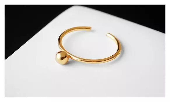 Пирсинг в нос набор (40шт) "Шарик", D=0,8см, цвет золото