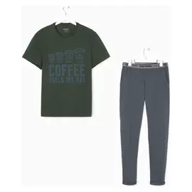 Пижама мужская Kaftan "Coffee" р.52