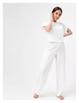 Пижама женская (Футб. и брюки) Kaftan р. 48-50, белый