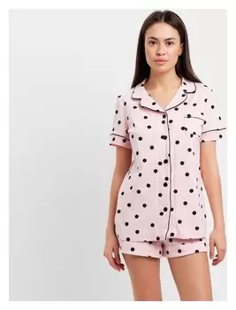 Пижама женская (Рубашка и шорты) Kaftan "Cute" р. 48-50
