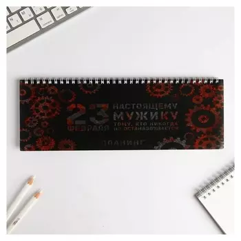 Планинг горизонтальный "Настоящему мужчине"