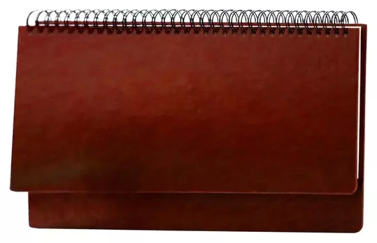 Планинг недатированный,коричневый, 303х150, 120 стр,agenda