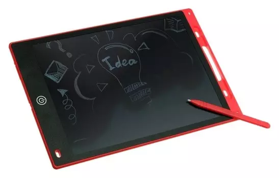 Планшет для рисования и заметок Luazon Lc-03 12", функция блокировки, красный