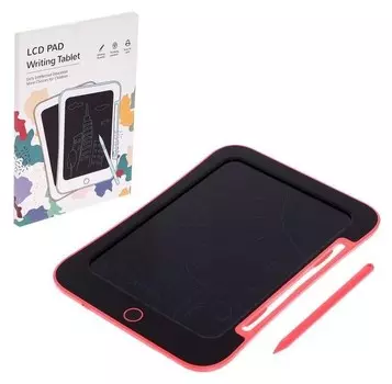 Планшет для рисования Lсd, одноцветный рисунок, с ручкой