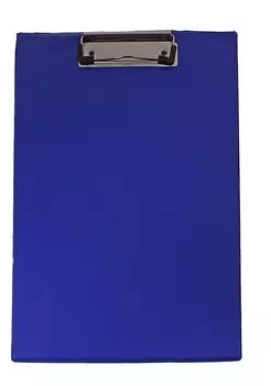 Планшет с прижимом А4, синий